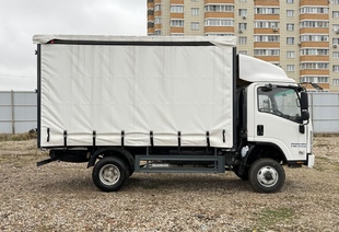 ISUZU KV100 4×4 (МРМ 3,5т) БОРТ-ТЕНТ СДВИЖНЫЕ ШТОРЫ И КРЫША 4,2м